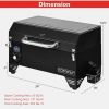 Outdoor Portable Tabletop Pellet Grill And Smoker With Digital Control System For Bbq