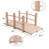 Arch Bridge Small Wooden Bridge Courtyard Outdoor Anticorrosive Wood Landscape Bridge