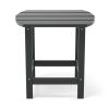 Adirondack Outdoor Side Table, Hdpe Plastic End Tables For Patio, Backyard, Pool, Indoor Outdoor Companion, Easy Maintenance Weather Resistant Lawn Fu