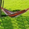 75"X59" Garden Camping Hammock Swing Bed 450Lbs Capacity W/ Tree Strap Hiking Travel