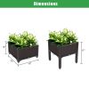 6Pcs Free Splicing Injection Planting Box Xh