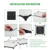 6Pcs Free Splicing Injection Planting Box Xh