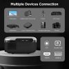 Mooka Wifi Projector 7500L Hd 1080P Movie Home Theater 200'' Display Wireless Us