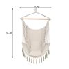 1.5*1.2M Tassel Plus Pillow Hanging Chair  Xh