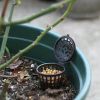 10Pcs Creative Plastic Fertilizer Bonsai Box With Lid Plant Supplies Fertilizer Baskets Nursery Pots