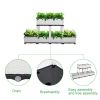6Pcs Free Splicing Injection Planting Box Xh