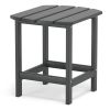 Adirondack Outdoor Side Table, Hdpe Plastic End Tables For Patio, Backyard, Pool, Indoor Outdoor Companion, Easy Maintenance Weather Resistant Lawn Fu