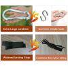 75"X59" Garden Camping Hammock Swing Bed 450Lbs Capacity W/ Tree Strap Hiking Travel