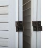 Sycamore Wood 8 Panel Screen Folding Louvered Room Divider
