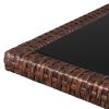 Backyard Garden Pe Wicker For 8 People Dining Table Set