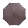Backyard Patio Pool 9Ft Tilt And Crank Outdoor Umbrella With Solar Powered Led Lighted