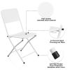 Premium Steel Patio Bistro Set, Folding Outdoor Patio Furniture Sets, 3 Piece Patio Set Of Foldable Patio Table And Chairs