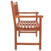 Patio Bench With Cushion 47.2" Solid Acacia Wood