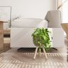 Wicker Planter Basket W Removable Legs For Indoor And Outdoor - All Weather Woven Flower Pots Cover , Planter Pot Container - Plant Stand