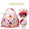 Kids Tent With Tunnel, Ball Pit Play House For Boys Girls, Babies And Toddlers Indoor& Outdoor