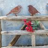 Garden Insert Card Bird Garden Decoration Plug-In Iron Sheet Family Simulation Gardening Decorations