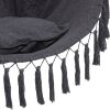 1.5*1.2M Tassel Plus Pillow Hanging Chair  Xh