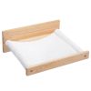 Wall-Mounted Cat Hammock, Cat Shelf And Perch For Wall, Cat Wall-Mounted Bed Furniture For Sleeping, Playing, Lounging, Natural Xh