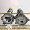 Halloween Led Lights Horror Skull Ghost Holding Candle Lamp Happy Holloween Party Decoration For Home Haunted House Ornaments