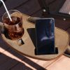 3 Person Patio Swing Seat With Adjustable Canopy For Patio, Garden, Poolside, Balcony