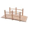 Arch Bridge Small Wooden Bridge Courtyard Outdoor Anticorrosive Wood Landscape Bridge