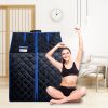 Sojourner Portable Sauna For Home - Steam Sauna Tent;  Personal Sauna - Sauna Heater;  Tent;  Chair;  Remote Included For Home Sauna - Enjoy Your Own