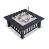 Upland 32Inch Charcoal Fire Pit With Cover