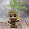 Guardians Of The Galaxy Groot Flower Pot Bird'S Nest Tree Man Groot Tree Man Hand Ornament
