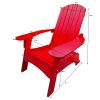 Outdoor Or Indoor Wood Adirondack Chair With An Hole To Hold Umbrella On The Arm