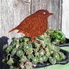 Garden Insert Card Bird Garden Decoration Plug-In Iron Sheet Family Simulation Gardening Decorations