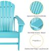 Patio Chairs Weather Resistant Outdoor Chairs For Lawn, Deck, Backyard, Garden, Fire Pit, Plastic Outdoor