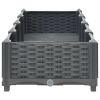 Raised Bed 63"X15.7"X9.1" Polypropylene