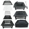 Upland 32Inch Charcoal Fire Pit With Cover