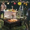 Upland 32Inch Charcoal Fire Pit With Cover