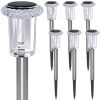 Solar Pathway Lights, Solar Garden Lights Outdoor White, Waterproof Led Path Lights For Yard, Patio, Landscape, Walkway