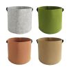Portable Grow Bag Fabric Plant Bag With Handles - 3, 5, 7, 10, 15 Or 20 Gallons