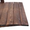 Arch Bridge Small Wooden Bridge Courtyard Outdoor Anticorrosive Wood Landscape Bridge