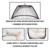 Hanging Egg Swing Chair With Stand Hammock Chair With Soft Cushion And Pillow For Backyard, Garden, Patio Xh