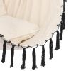 1.5*1.2M Tassel Plus Pillow Hanging Chair  Xh