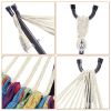 Free Shipping  Hammock & Steel Frame Stand Swing Chair Home/Outdoor Backyard Garden Camp Sleep Yj