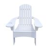 Outdoor Or Indoor Wood Adirondack Chair With An Hole To Hold Umbrella On The Arm