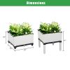 6Pcs Free Splicing Injection Planting Box Xh