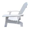 Outdoor Or Indoor Wood Adirondack Chair With An Hole To Hold Umbrella On The Arm