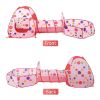 Kids Tent With Tunnel, Ball Pit Play House For Boys Girls, Babies And Toddlers Indoor& Outdoor