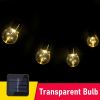 Led Solar Light Outdoor Garland Street G50 Bulb String Light As Christmas Decoration Lamp For Garden Indoor Holiday Lighting