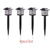 2/4/6/8Pcs Led Solar Pathway Lights Waterproof Outdoor Solar Lamp For Garden/Landscape/Yard/Patio/Driveway/Walkway Lighting