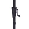 Backyard Patio Pool 9Ft Tilt And Crank Outdoor Umbrella With Solar Powered Led Lighted