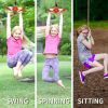 Ninja Swing Toys, Jungle Gym Set Attachments, Obstacle Course Accessories - 360Ã‚Â° Spinning Swing Toys For Kids - 20-37Inches Adjustable Monkey Jungle