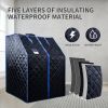 Sojourner Portable Sauna For Home - Steam Sauna Tent;  Personal Sauna - Sauna Heater;  Tent;  Chair;  Remote Included For Home Sauna - Enjoy Your Own