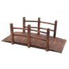Arch Bridge Small Wooden Bridge Courtyard Outdoor Anticorrosive Wood Landscape Bridge
